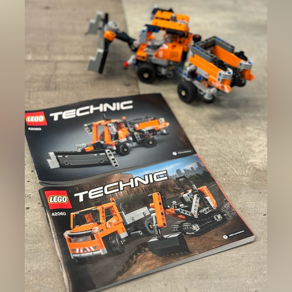 Retired Two-vehicle LEGO® Technic Roadwork Crew set item: 42060 - Picture 1 of 4